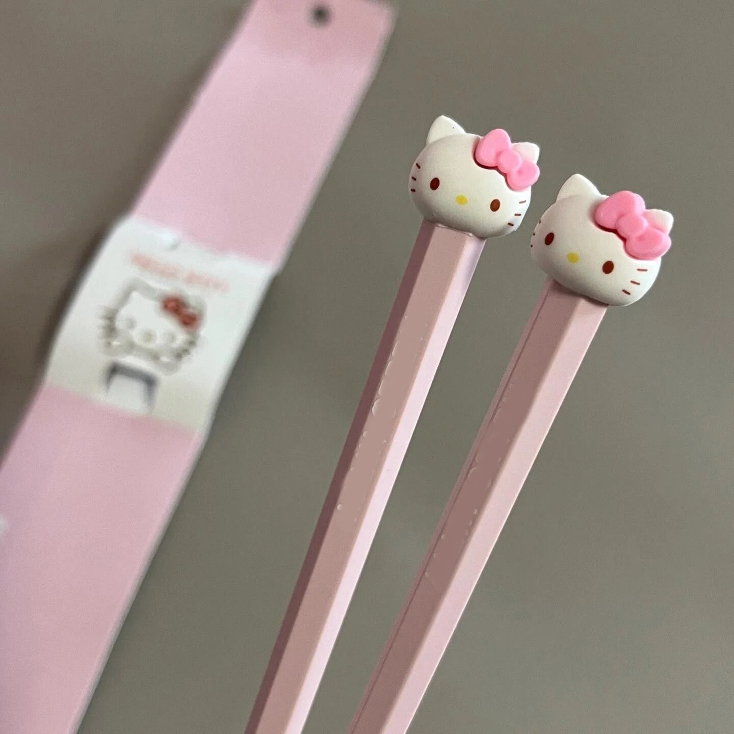 Hello Kitty Melody Cinnamoroll Alloy Chopsticks Non-Slip Couple Cartoon Design Household Set Chopsticks Children Gifts