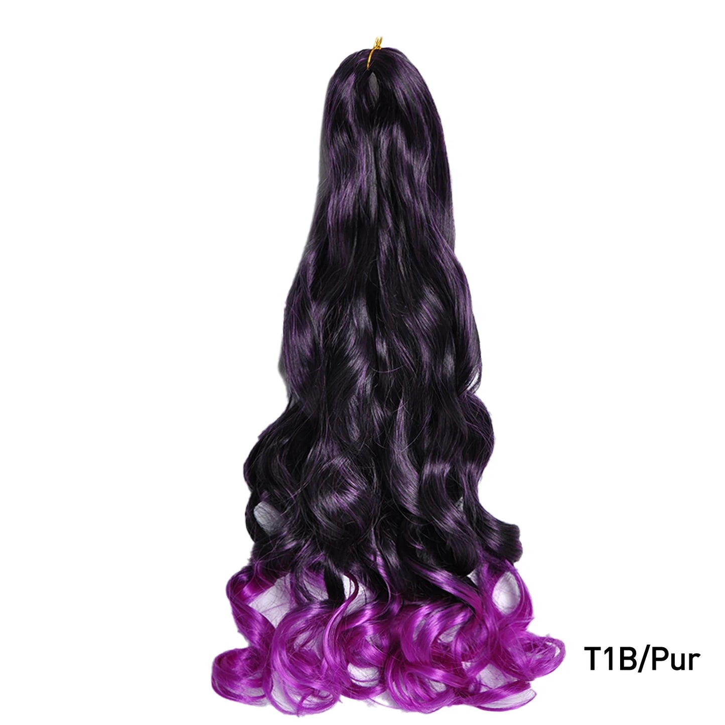 Loose Wave Spiral Curl Braids Synthetic Hair French Curls Braiding Hair Extensions High Temperature Ombre Pre Stretched Hair