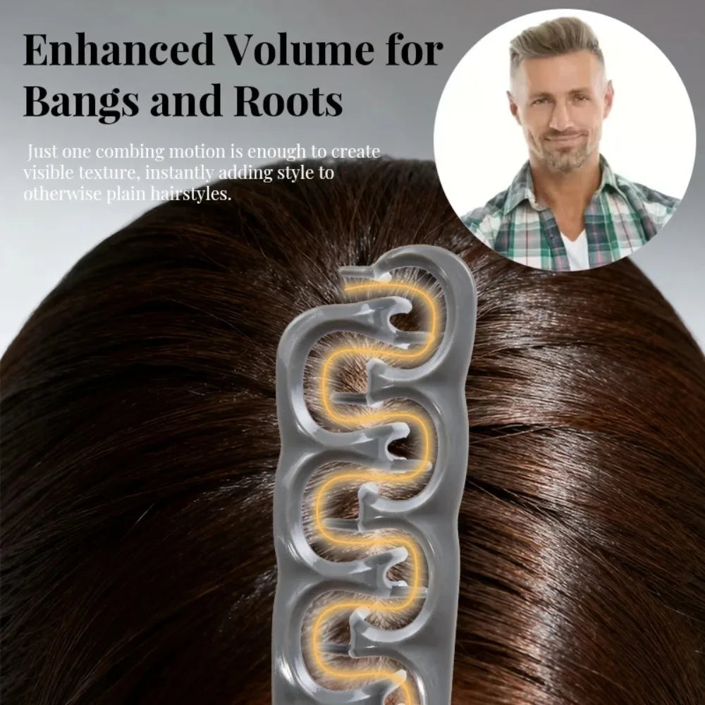 1PCS Fluffy Texture Styling Comb Fluffy Hair Root Clip Men's and Women's Styling Hair Seam Bangs Hair Comb Hairdressing Tool Set