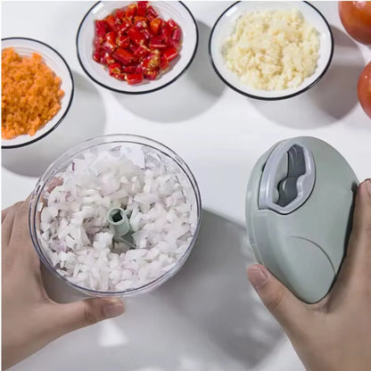 500ml Manual Meat Mincer Garlic Chopper Hand Pull Press Crusher Vegetable Grinder Chili Onion Cutter Kitchen Cooking Tools