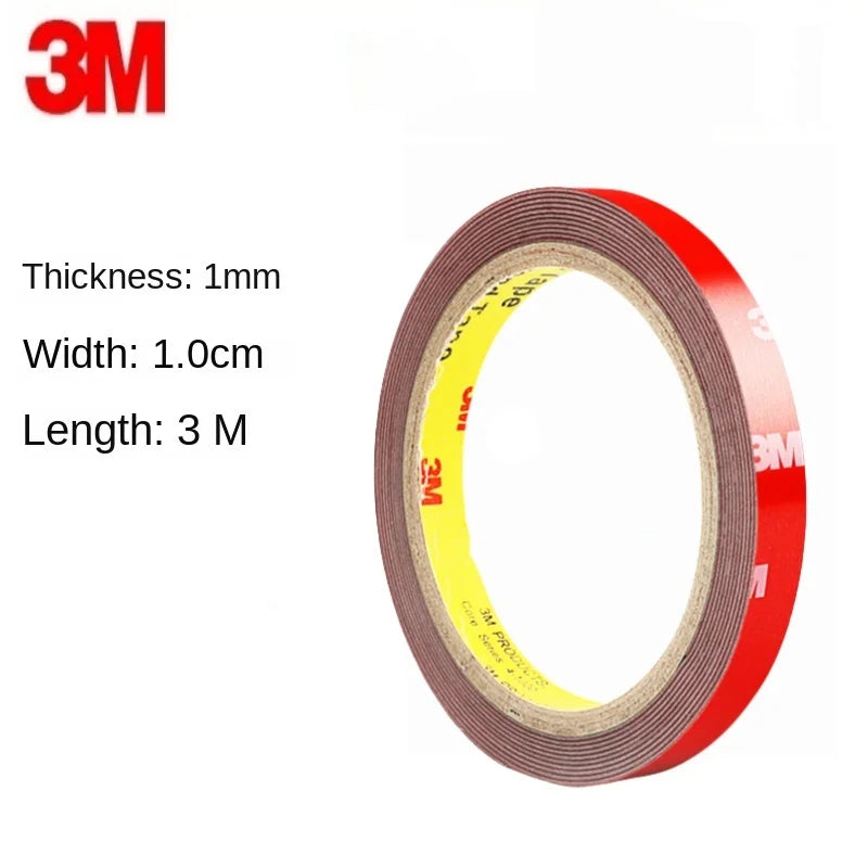 3M VHB Strong Double Sided Adhesive 3M 4229P 5-50mm Waterproof Traceless Foam Adhesive Tape For Car Home Indoor High Temperature