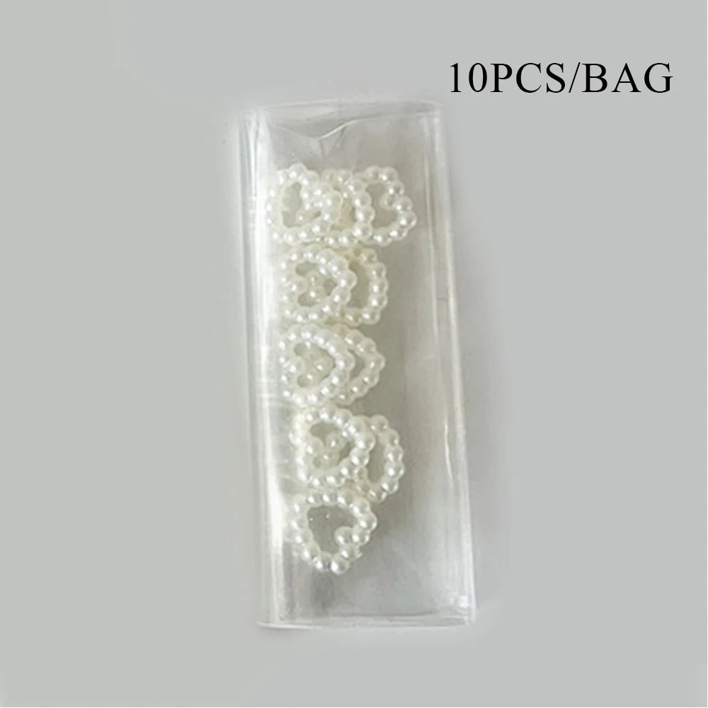 10Pcs Sweet Plush DIY Photocard Holder Handmade Material Korean Idol Photo Card Holder Lace Strips Cute Cartoon Ears Accessories