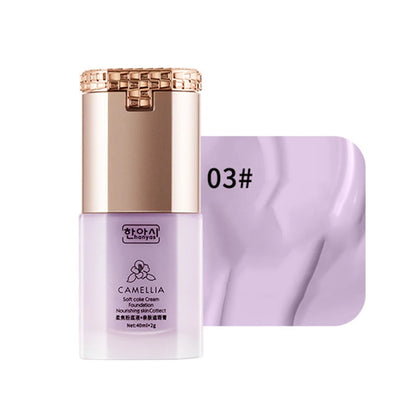 HOJO 2 in 1 Base Face Liquid mist Foundation Cream Full Coverage Concealer Oil-control Soft Makeup Foundation private label