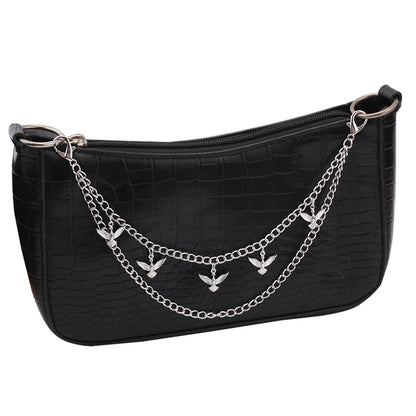 Bag Decoration Metal Chain Strap Pants Clothing Chain Shoulder Bags Chain Bag Handle Pendant With Lobster Buckle Multi-layer DIY