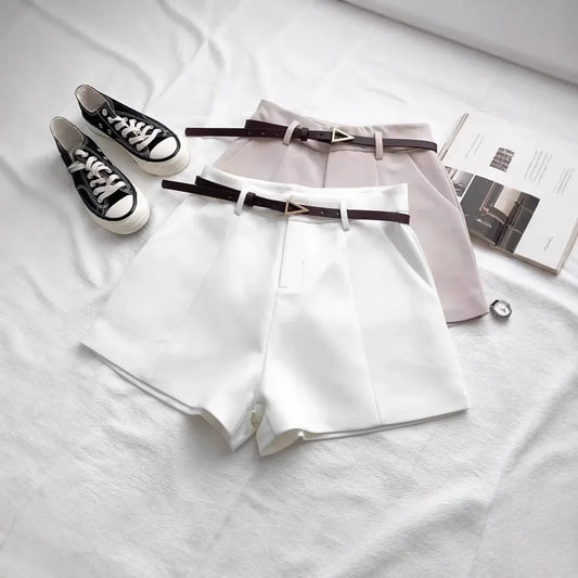 High Waist White Wide Leg Pants Women's Spring Summer New Style Suit Loose Versatile Outdoor Fashion Casual Pants