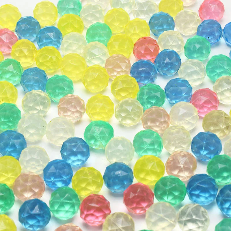 10~100pcs 25mm Bouncing Balls Rubber Elastic Ball Mixed Style Indoor and Outdoor Children Toy Balls Float Ball Birthday Gift TMZ