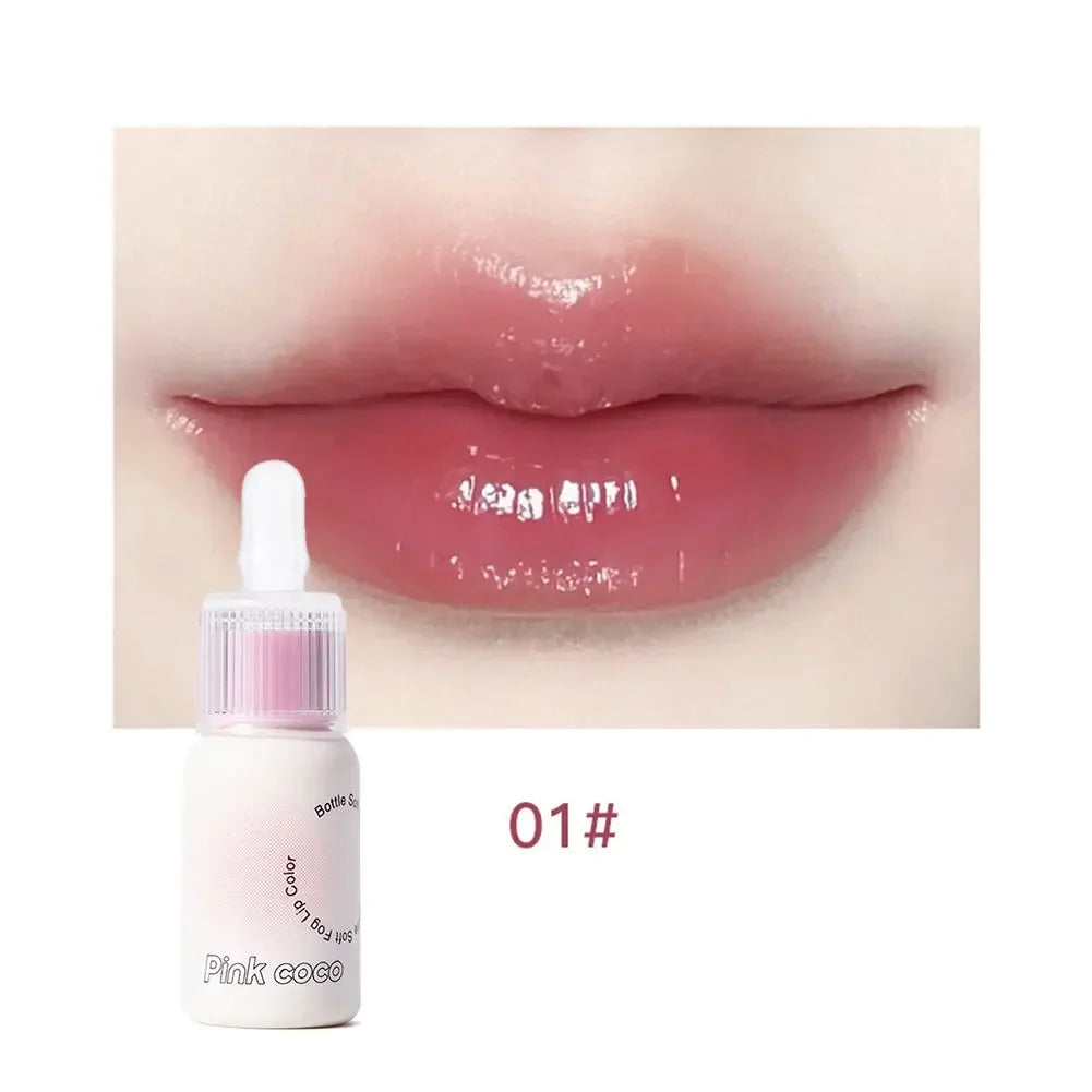New Milk Tube Mirror Lip Glaze Water Light Glass Lip Gloss Pink Bean Paste Mirror Lipstick Moisturizing Sexy Red Lip Tint Makeup
