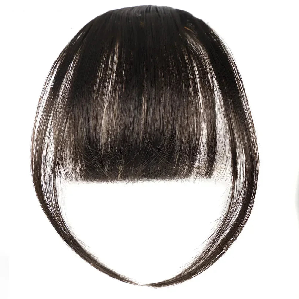 Fake Air Bangs Hair Styling Tools Hair Clip-In Extension Synthetic Hair Fake Fringe Natural False Hairpiece Women Clip In Bangs