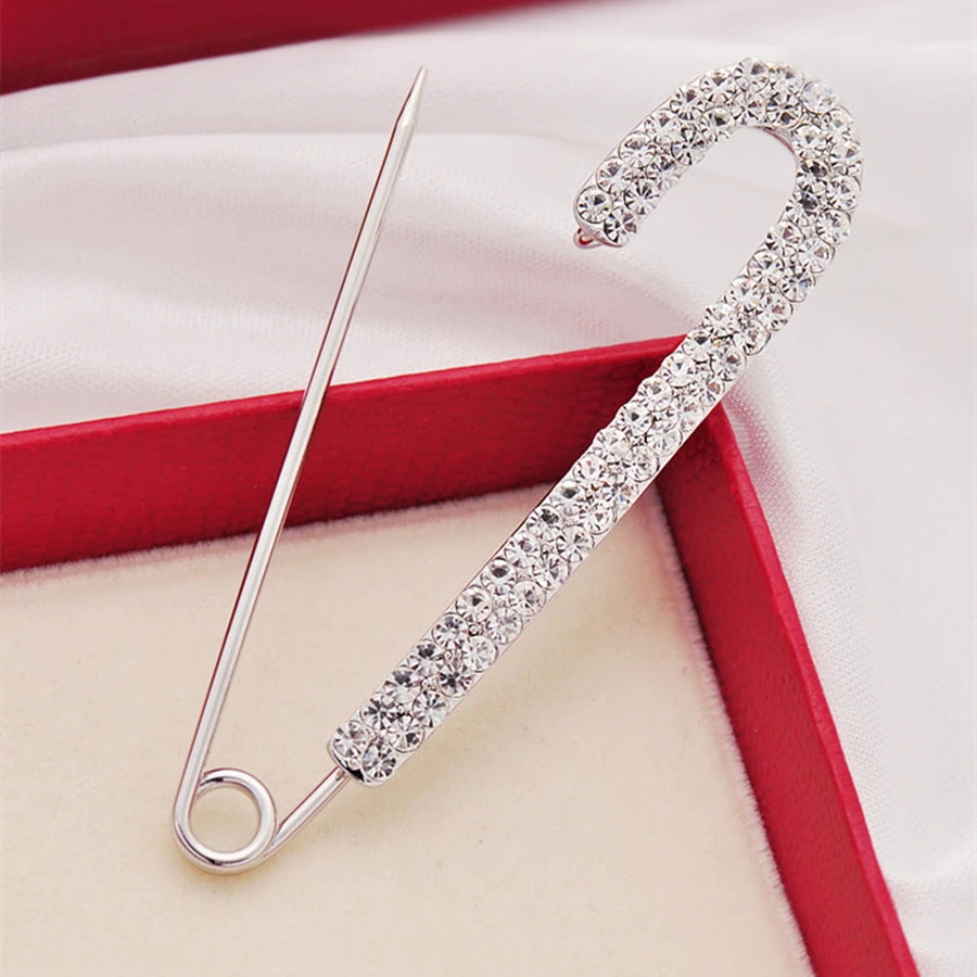 Luxury Rhinestones Flowers Imitation Pearl Brooches for Women Suit Coat Brooch Pins Corsage Elegant Jewelry Gift Accessories