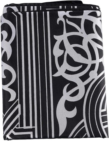 Prayer Rug Polyester Portable Braided Mats Simply Print with Compass In Pouch Travel Home New Style Mat Blanket 100x60cm