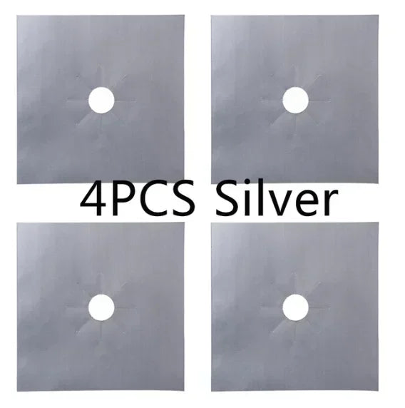 1/4PCS Gas Stove Protector Stovetop Burner Covers Kitchen Accessories Washable Mat Cooker Cover  cooking  stove cover