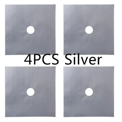 1/4PCS Gas Stove Protector Stovetop Burner Covers Kitchen Accessories Washable Mat Cooker Cover  cooking  stove cover
