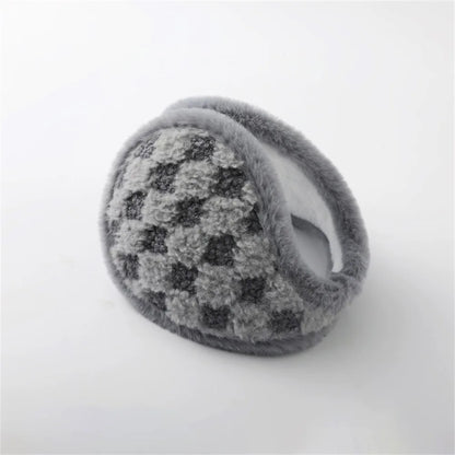 Fashion Coldproof Autumn Winter Earmuffs Thicken Warm Plush Women Men Ear Muffs Comfortable Windproof Earflap Outdoor