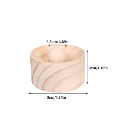 8x3cm Wood Dumpling Skin Maker Dumpling Moulds Manual Dumpling Maker Ball Rolling Dough Presser Quick Dumpling Wrapper Maker