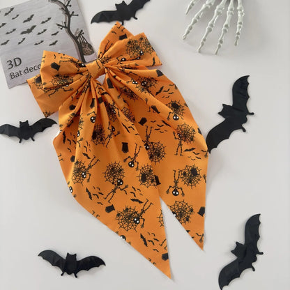 Women Elegant Lace Bow Ribbon Hair Clips Solid Color Satin Заколка Бант Girls Korean Hairpins Party Headdress Hair Accessories