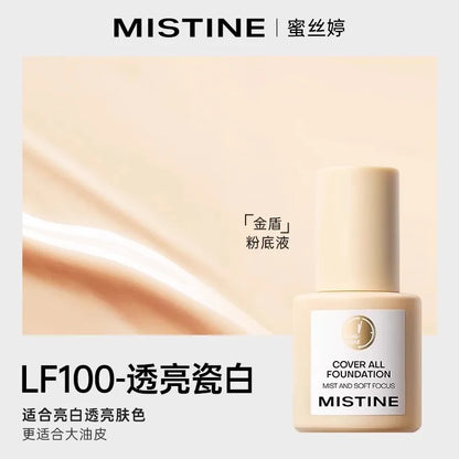 Mistine Liquid Foundation Matte Oil-control Longlasting Waterproof Sweatproof Primer High Concealer Mineral  Makeup Base 30ml