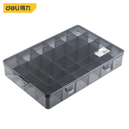 1Pcs 9-24 Grid Adjustable Tools Box Storage Plastic Storage Boxes for Jewellery Tool Parts Multifunction Tools Storage Organizer