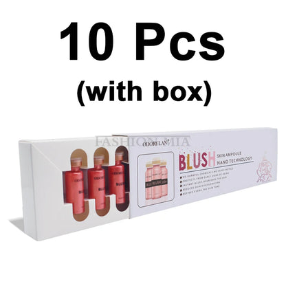Korea 5ml Semi-Permanent Glow Blush BB Cream Ampoule Serum Set Moisturizing Brighten Serum Concealer Treatment Makeup Skin Care