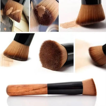 Portable Angled Makeup Brushes Flat Top Multifunctional Concealer Makeup Brushes Professional Soft Cosmetic Makeup Tool