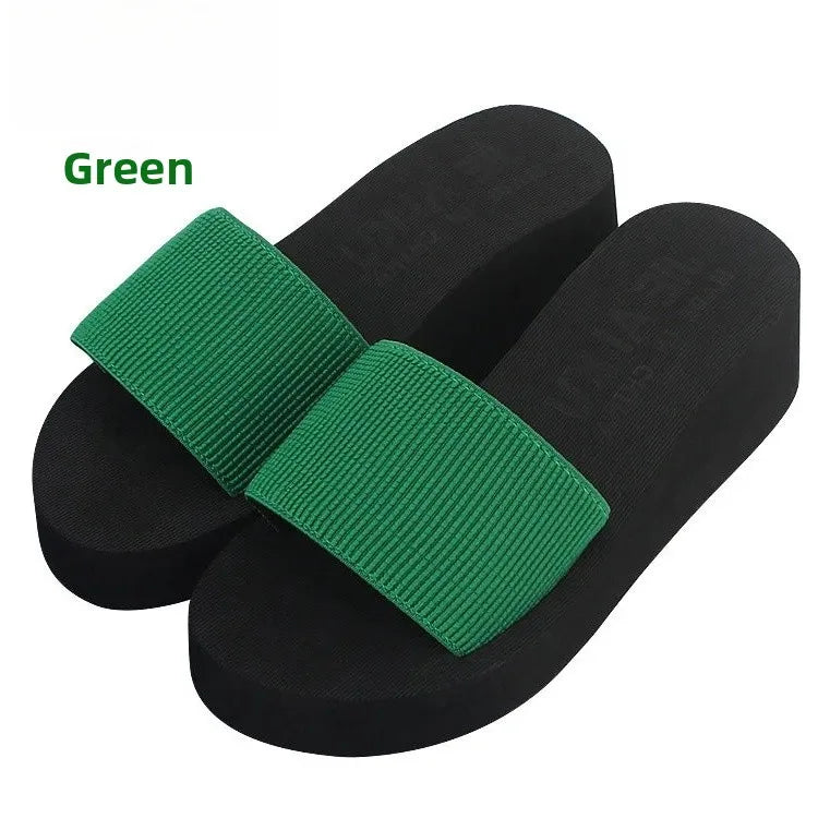 ChoiceHot Sale Of The Season New Summer Thick Bottom Anti-Slip Beach Sandals Women's Fashion Slippers Comfortable EVA Material S