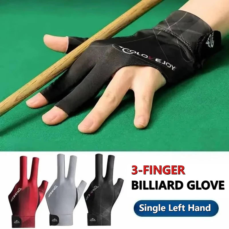 Wear-resistant Cue Sports Gloves Suitable for Snooker and Billiards Portable, Ideal for Amateur Training, Single Left-hand Glove
