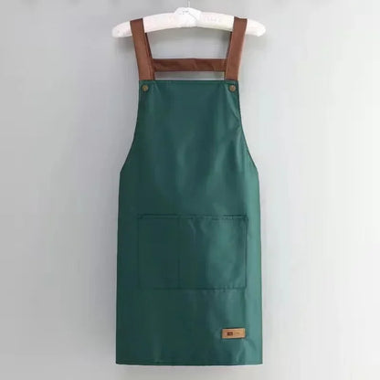 Kitchen Household waterproof and antifouling large pocket hotel restaurant coffee shop food Western pastry work clothes apron
