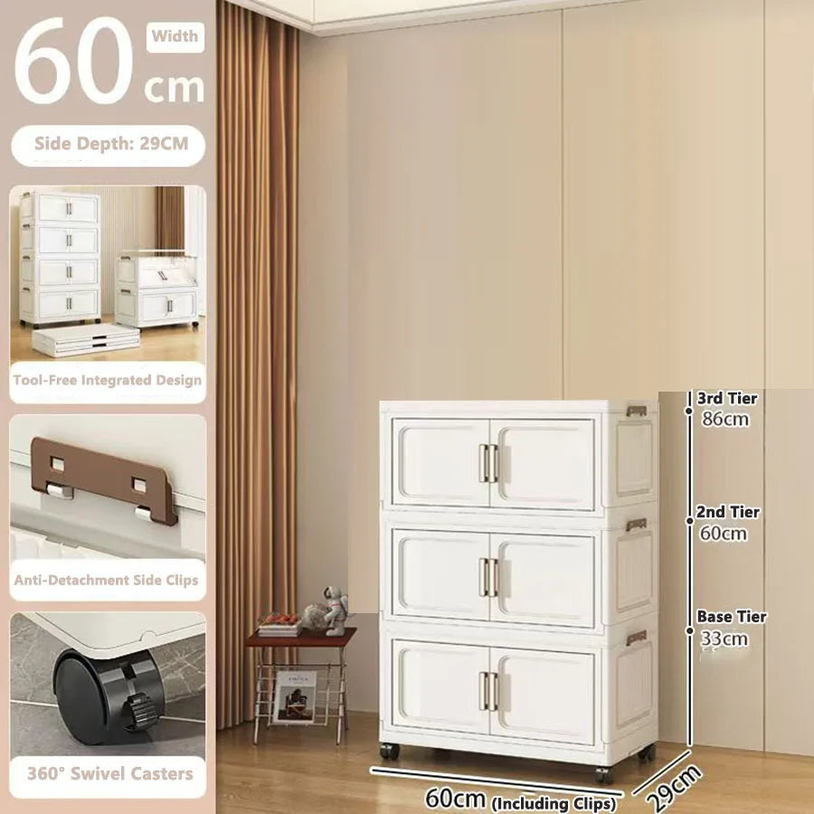 Storage Cabinet Installation Free Storage Cabinet Baby and Kidsren's Clothing Storage Box Snack Plastic Foldableing Storage Cabinet Folding Storage Cabinet Organizer