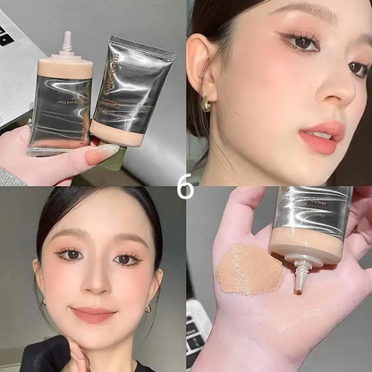 Cappuvini Hydrating Liquid Foundation Blemish Coverage With Skin-Blending Texture Radiant Lightweight Smooth Makeup BaseNew