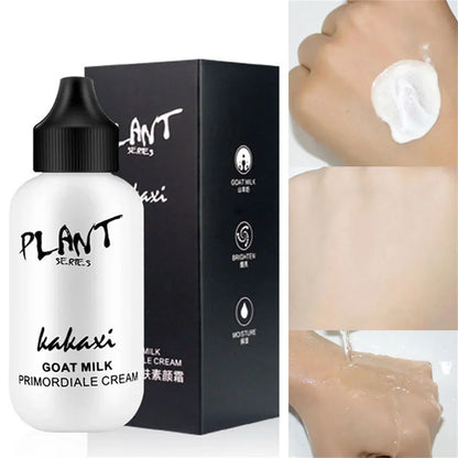 Professional Foundation Dark Circles Scars Acne Cover Cream Goat Milk Natural Whitening Lasting Waterproof Brightening Make Up