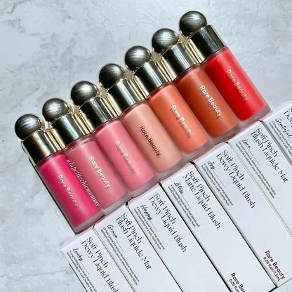 Rare Beauty Lipstick Blush Highlighter Cosmetics Moisturizing Long-Lasting Inspiring Hope Honesty Happiness Joy Makeup with Box