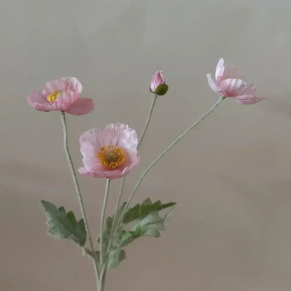 Artificial Poppy Flowers Bouquet Silk Fake Flowers For Home Garden Decor Marriage Party Wedding Decoration DIY Vase Accessories
