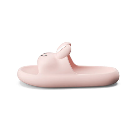 Cartoon Rabbit Children Slippers Heightened Thick Bottom Indoor Outdoor Slippers Comfortable Soft Children Home Slippers
