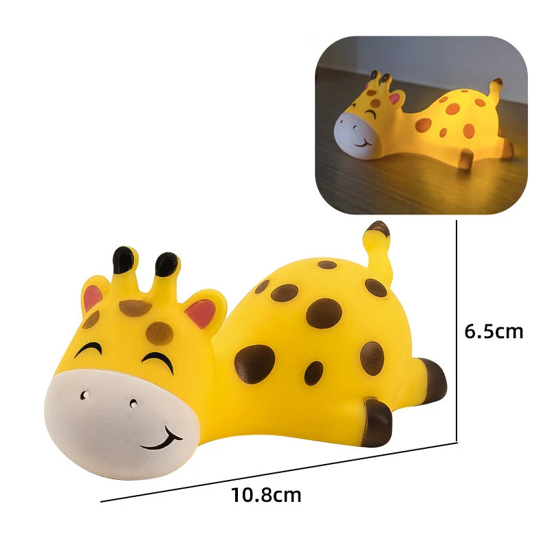 Mini Panda LED Lamp Easter Rabbit Panda Party Souvenirs Gifts Office DeskHome Decor Christmas New Year 2026 Gift Night Light