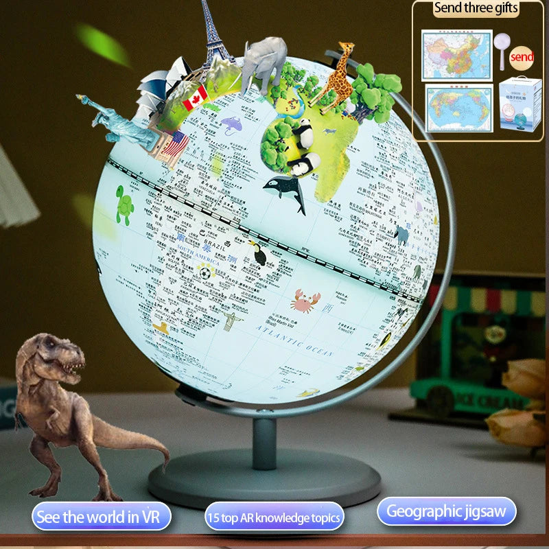 Globe decoration AR intelligent pronunciation desk lamp creative birthday gift for children
