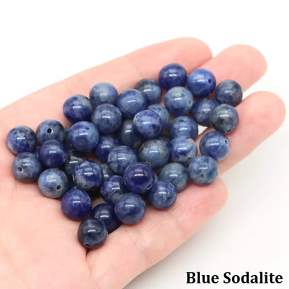4 6 8 10mm Natural Black Tourmaline Beads Round Smooth Loose Stone Bead For Jewelry Making Diy Bracelet Necklace Accessories
