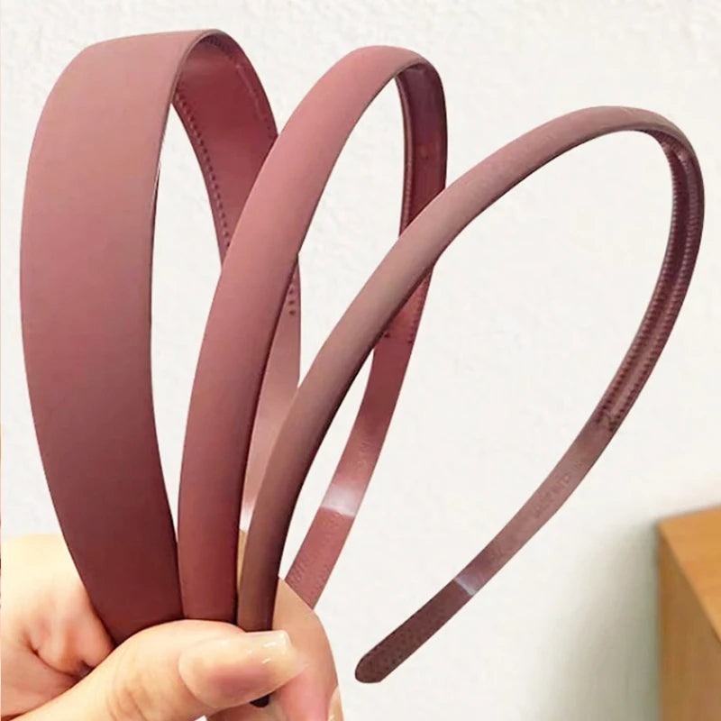 5/9pc Anti slip Toothed Hair Band Set Women's Men's Simple Frame Head Shampoo bangs Broken Hair Pressing Bracket Scrub Ornament