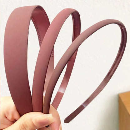 5/9pc Anti slip Toothed Hair Band Set Women's Men's Simple Frame Head Shampoo bangs Broken Hair Pressing Bracket Scrub Ornament