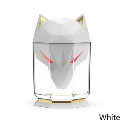 600ml air humidifier USB electric essential oil diffuser portable cold fog spray with LED light, suitable for home office