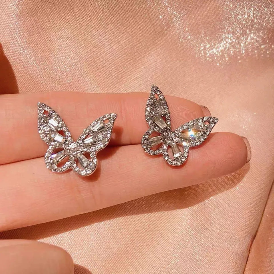 2023 New Fashion Trend Unique Design Delicate Elegant Green Zircon Tassel Earrings Women High Jewelry Wedding Party Gifts