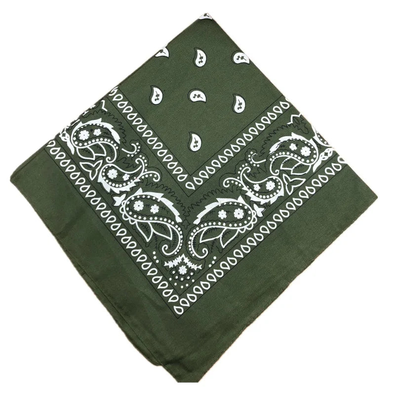 Hip Hop Bandana 23 Styles Man Women Fashion Outdoor Headbands Hair Band Wrist Wraps Hair Scarves High Quality Hair Accessories