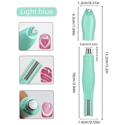 Double-Ended Magnet Rod for Cat UV Gel Varnish with Nails Art Decoration Fashion Nail Magnet Tools for Manicure Design Tools