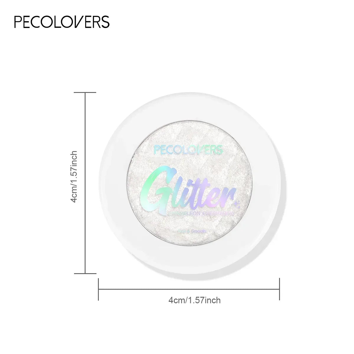 1PC Long-lasting, Mashed Potato Texture Eye Shadow, Glittery Finish, Fine Powder, Perfect for Creating Charming Eye Makeup