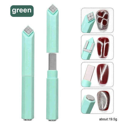Double-Ended Magnet Rod for Cat UV Gel Varnish with Nails Art Decoration Fashion Nail Magnet Tools for Manicure Design Tools