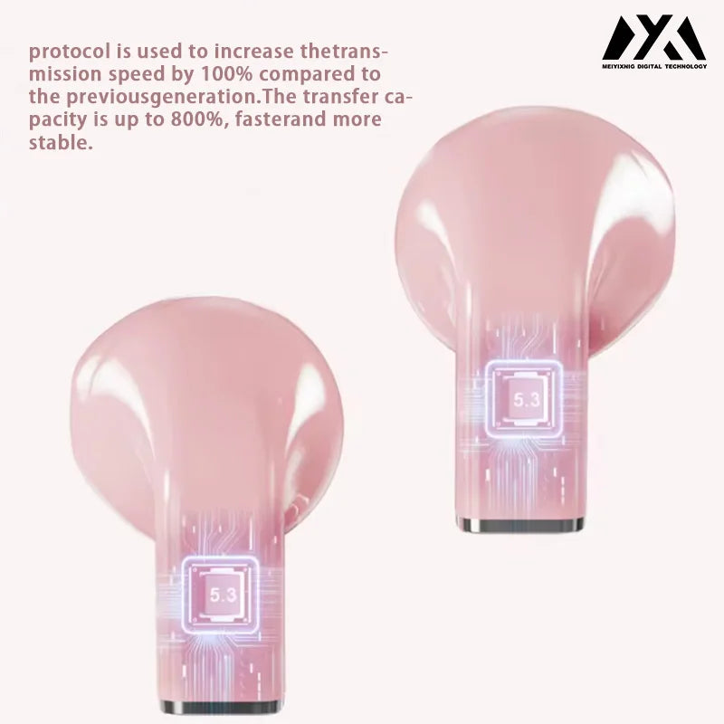 K520 - Wireless Bluetooth Headphones with Ultra Long Battery Life, Comes with Charging Case and Includes Microphone