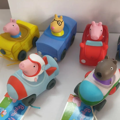 Cute Little Car Pepppa Pig George Series Plush Toy for Boys and Girls Children's Toy Childhood