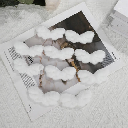 10Pcs Sweet Plush DIY Photocard Holder Handmade Material Korean Idol Photo Card Holder Lace Strips Cute Cartoon Ears Accessories