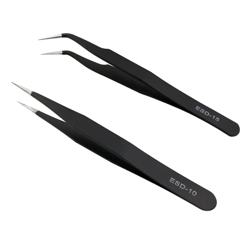 Eyelash extension tweezers beauty makeup tools for lashes building matte eye lashes tweezers false eyelashes tools