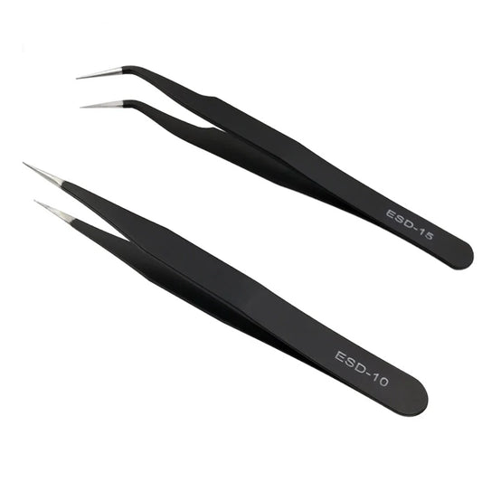 Eyelash extension tweezers beauty makeup tools for lashes building matte eye lashes tweezers false eyelashes tools
