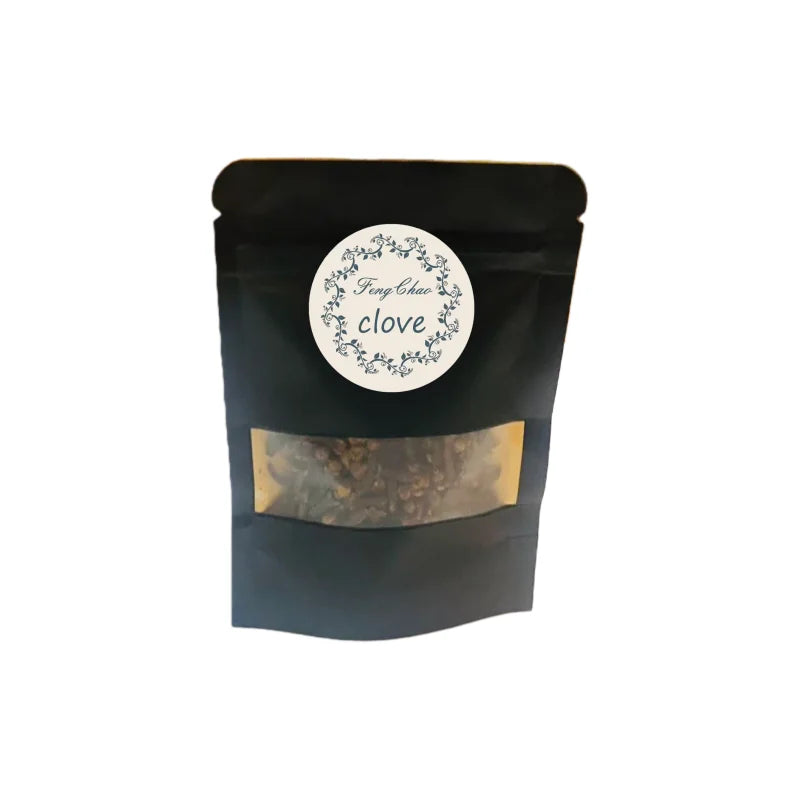 30G/50G/100G High-Quality Large Red Clove Buds, Packed in High-Sealing Black Kraft Bags, Natural Aromatherapy Ingredients, Long-Lasting Fragrance, Deodorizes and Freshens the Air | Purifies the Air in the Bedroom | Improves C