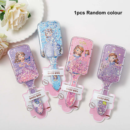 Disney Frozen Elsa Minnie Mickey Mouse Air Cushion Massage Combs Children Comb Hair Brush Hairdressing Tool Girls Christmas Gift